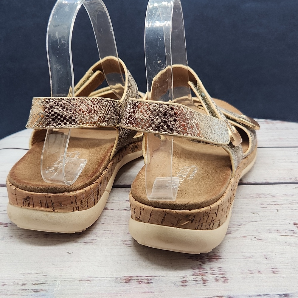 Patrizia by Spring Step Tadeo Beige Python Sandal… - image 5